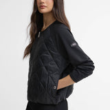 Barbour International Seren Quilted Sweat In Black