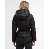 Barbour International Short Track Line Puffer Jacket In Black
