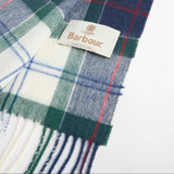 Barbour International Tartan Scarf In Evergreen Tartan