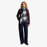 Barbour International Tartan Scarf In Evergreen Tartan