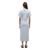 Barbour International Whitson Midi Dress In Light Steel Blue