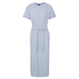 Barbour International Whitson Midi Dress In Light Steel Blue