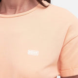 Barbour International Whitson Midi Dress in Peach Melba