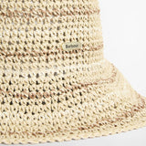 Barbour Kelley Crochet Bucket Hat In Natural