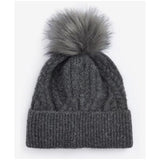 Barbour Elsdon Beanie Hat In Grey