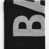 Barbour International Milla Logo Wrap Scarf In Black/Off White