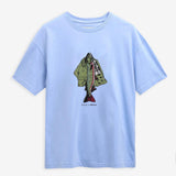 Paul Smith Loves Barbour Fishing Jacket T-Shirt Mid Blue