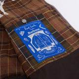 Paul Smith Loves Barbour Limited Edition Oversized Bedale Wax Jacket In Grey Lilac