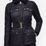 Barbour International Galaxy Quilted Jacket in Black