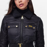 Barbour International Galaxy Quilted Jacket in Black