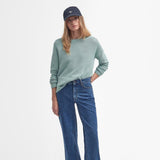 Barbour Marine Crew Neck Jumper In Blue