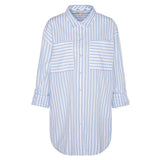 Barbour Nicola Striped Relaxed Long-Sleeved Shirt In Multi