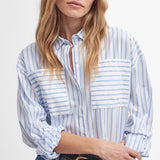 Barbour Nicola Striped Relaxed Long-Sleeved Shirt In Multi