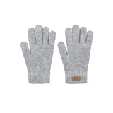 Barts Witzia Gloves In Heather Grey