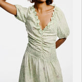 Baum Und Pferdgarten Abelline Dress In Green Flower