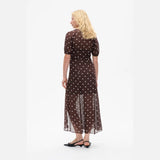 Baum Und Pferdgarten Alara Dress In Coffee Bean Dots
