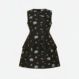 Baum Und Pferdgarten Amayah Dress In Black Flower