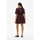 Baum Und Pferdgarten Astrid Dress In Red Tartan