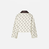 Baum Und Pferdgarten Bebeth Jacket In Egret Creme Dot