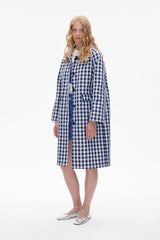 Baum Und Pferdgarten Devon Coat in Blue Copenhagen Check