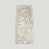 Baum Und Pferdgarten Jolette Sequin Skirt in Silver