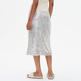 Baum Und Pferdgarten Jolette Sequin Skirt in Silver