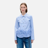 Baum Und Pferdgarten Mariel Shirt In Light Blue Stripe