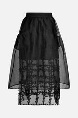 Baum Und Pferdgarten Sevara Organza Skirt In Black