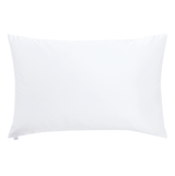 Bedeck White Silk Standard Pillowcase