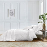 Bedeck of Belfast Andaz Plain Egyptian Cotton Bedding in White