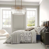 Bedeck of Belfast Asha Duvet Cover in Grey