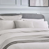 Bedeck of Belfast Fine Linens Andaz Bedding in Silver