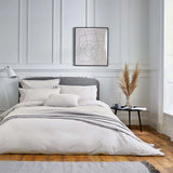 Bedeck of Belfast Fine Linens Andaz Bedding in Silver