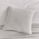Bedeck of Belfast Fine Linens Andaz Bedding in Silver