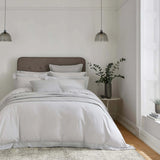 Bedeck of Belfast Fine Linens Vendi Duvet Cover, Silver