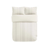 Bedeck of Belfast Nena Woven Stripe Duvet Cover Set in Denim