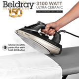 Beldray BEL0820PL-150 3100 Watt Ultra Ceramic Iron Black