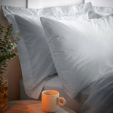 Bianca Fine Linens 200 Thread Count Temperature Controlling TENCEL™ Lyocell Duvet Cover Set with Pillowcases Silver Grey