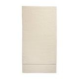 Bianca Fine Linens Zero Twist Satin Stitch Hand Towel in Cream