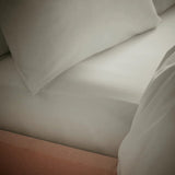 Bianca Fines Linen Natural 200TC Tencel Lyocell Deep (30cm) Fitted Sheet