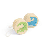 Bigjigs Wooden Wild Animals Yo Yos Assortment