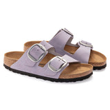 Birkenstock Arizona Big Buckle Nubuck Leather Purple Fog