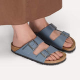 Birkenstock Arizona Birko-Flor In Basalt Gray