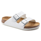 Birkenstock Arizona Birko-Flor In White, Narrow Fit