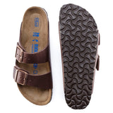 Birkenstock Arizona Hard Footbed Oiled Leather In Habana