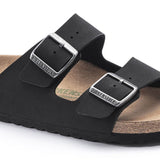 Birkenstock Arizona Vegan Birko-Flor Nubuck in Black