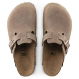 Birkenstock Boston Oiled Leather In Tobacco Brown