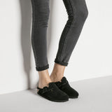 Birkenstock Boston Shearling in Black