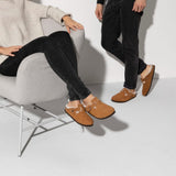 Birkenstock Boston Shearling in Mink