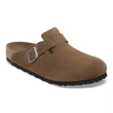 Birkenstock Boston Soft Footbed(Regular) In Dark Tea Tonal